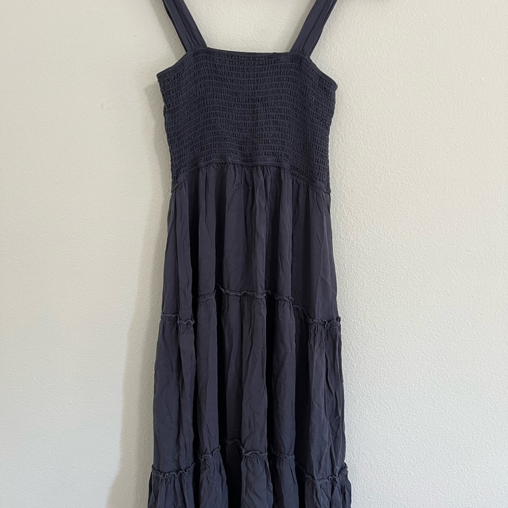 SHEIN Navy Blue Maxi Dress